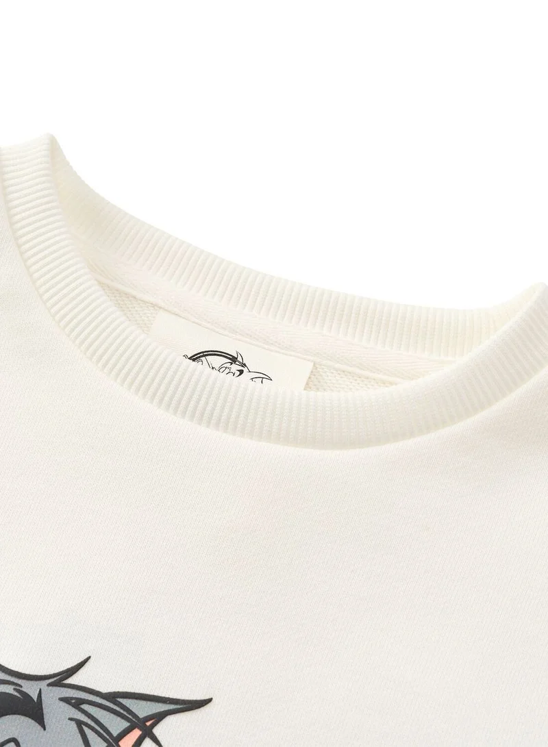 GIORDANO  Kids' Tom & Jerry "Chase Joy" Relaxed Fit Sweatshirt  | Best Price UAE