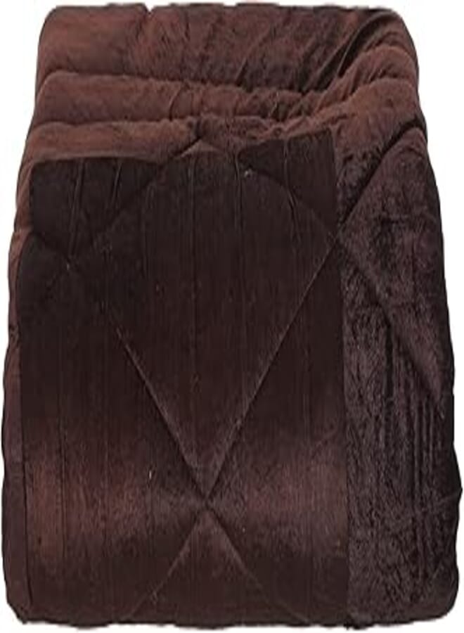 Lantique bed comforter, 240x260 cm - brown