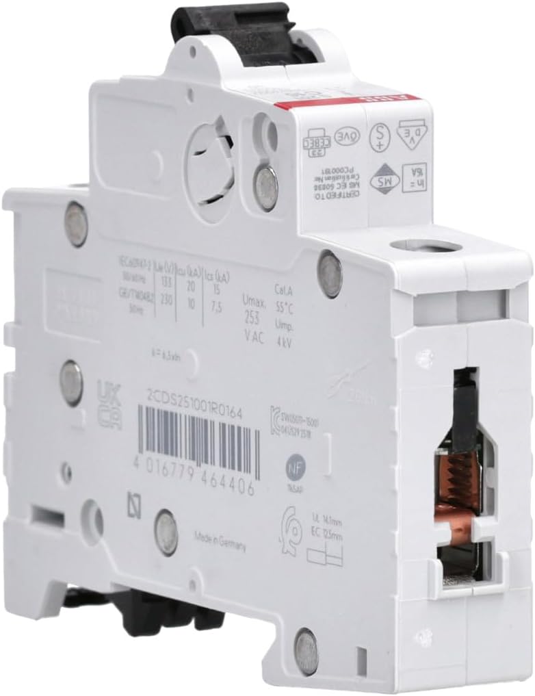 ABB Miniature Circuit Breakers MCB | SH201 Series 6Ka Single Pole Breaker | Made In Germany (16A MCB) - Image 5