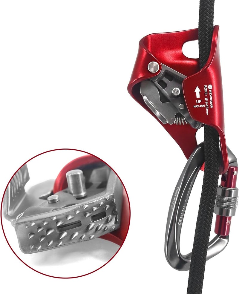 Newdoar Rock Climbing Chest Ascender Abdominal for Vertical Rope Climbing CE Certified Rope Clamp for 8~13MM Rope - Image 4