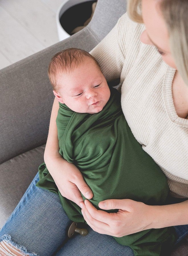 Copper Pearl Baby Swaddle Blanket - Premium Knit Baby Blanket, Large Soft Stretchy Receiving Blankets for Baby Boy and Girl, Swaddles for Newborn, Infant, and Toddler (Alder) - Image 4