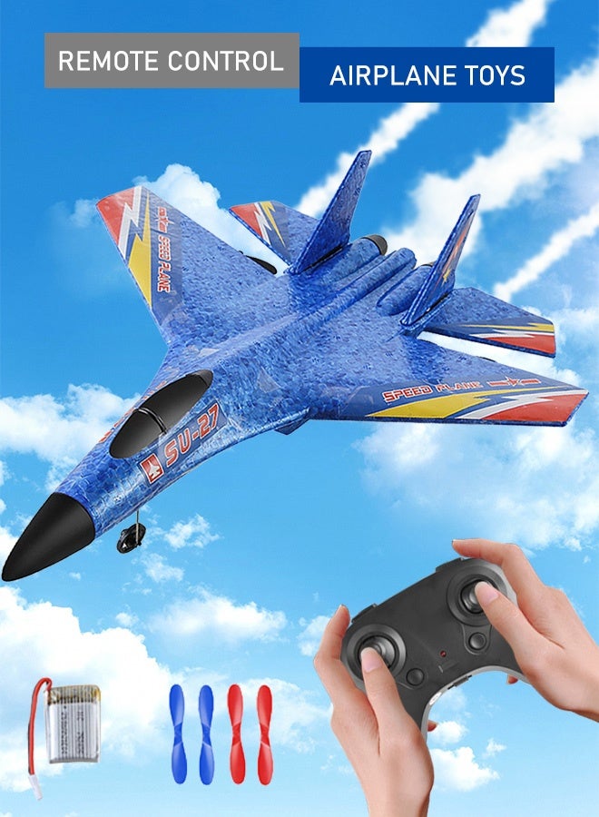 Wholesale remote control foam aircraft land and air amphibious aircraft model fighter fixed wing glider anti-fall remote control aircraft - Image 1
