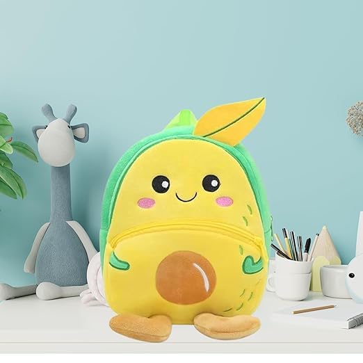 ZEXSAZONE Mango Kids Backpack | Soft Plush Preschool Bag for Toddlers | Lightweight & Adorable Travel Bag for Boys & Girls - Image 5