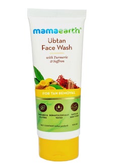 Ubtan Face Wash with Turmeric and Saffron for Tan Removal 100ml