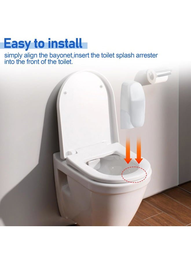 Pulems Toilet Splash Guard for Directs Urine Home Care Disability Elevated Training,Portable Restroom Pee Guard for Prevents Kids and Adult from Peeing Splash,Fits Most Toilet Seats - Image 5
