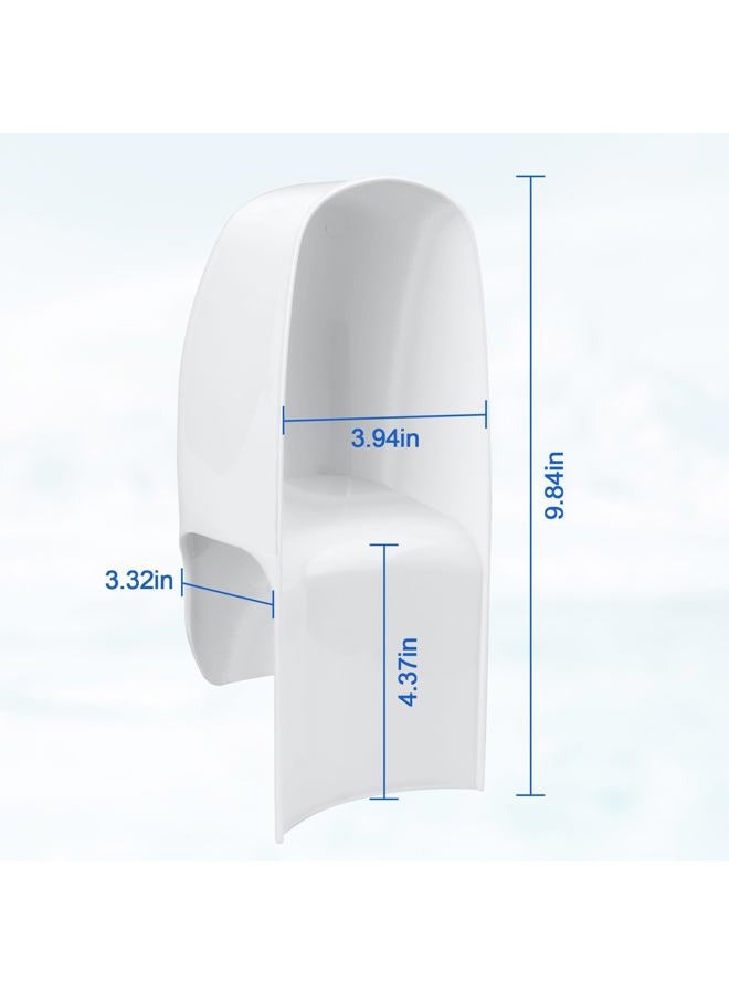 Pulems Toilet Splash Guard for Directs Urine Home Care Disability Elevated Training,Portable Restroom Pee Guard for Prevents Kids and Adult from Peeing Splash,Fits Most Toilet Seats - Image 3
