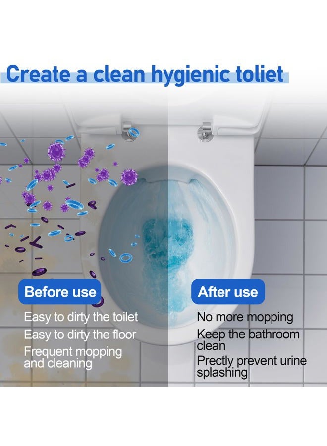 Pulems Toilet Splash Guard for Directs Urine Home Care Disability Elevated Training,Portable Restroom Pee Guard for Prevents Kids and Adult from Peeing Splash,Fits Most Toilet Seats - Image 4