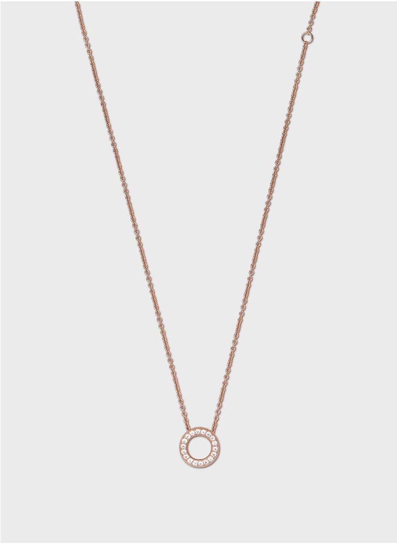 PANDORA Pandora Logo PavÃ© Circle Collier Necklace  - Image 3