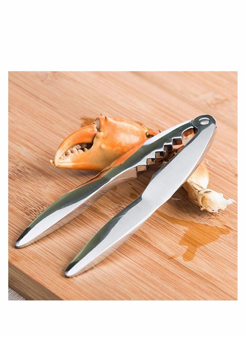 Y&D - Stainless Steel Seafood Tool Kit Seafood, Nuts, Shellfish, Lobster and Crab Cracker Set Crustacean with Storage Box, 2 Pcs Crackers 4 Forks - Image 1