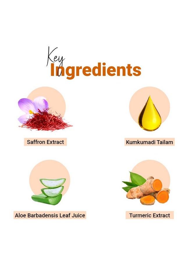 Vedic Line - Vedicline Kumkumadi Tailam Ubtan Face Wash Clear Dirt And Grime With The Goodness Of Coconut Oil Aloe Barbadensis Leaf Juice Gives Smooth Skin100Ml - Image 1