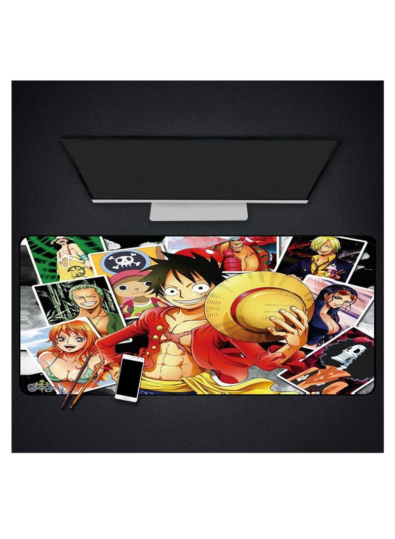 One Piece Anime One Piece Full-color Printed Non-slip Mouse Pad 800*300*3mm