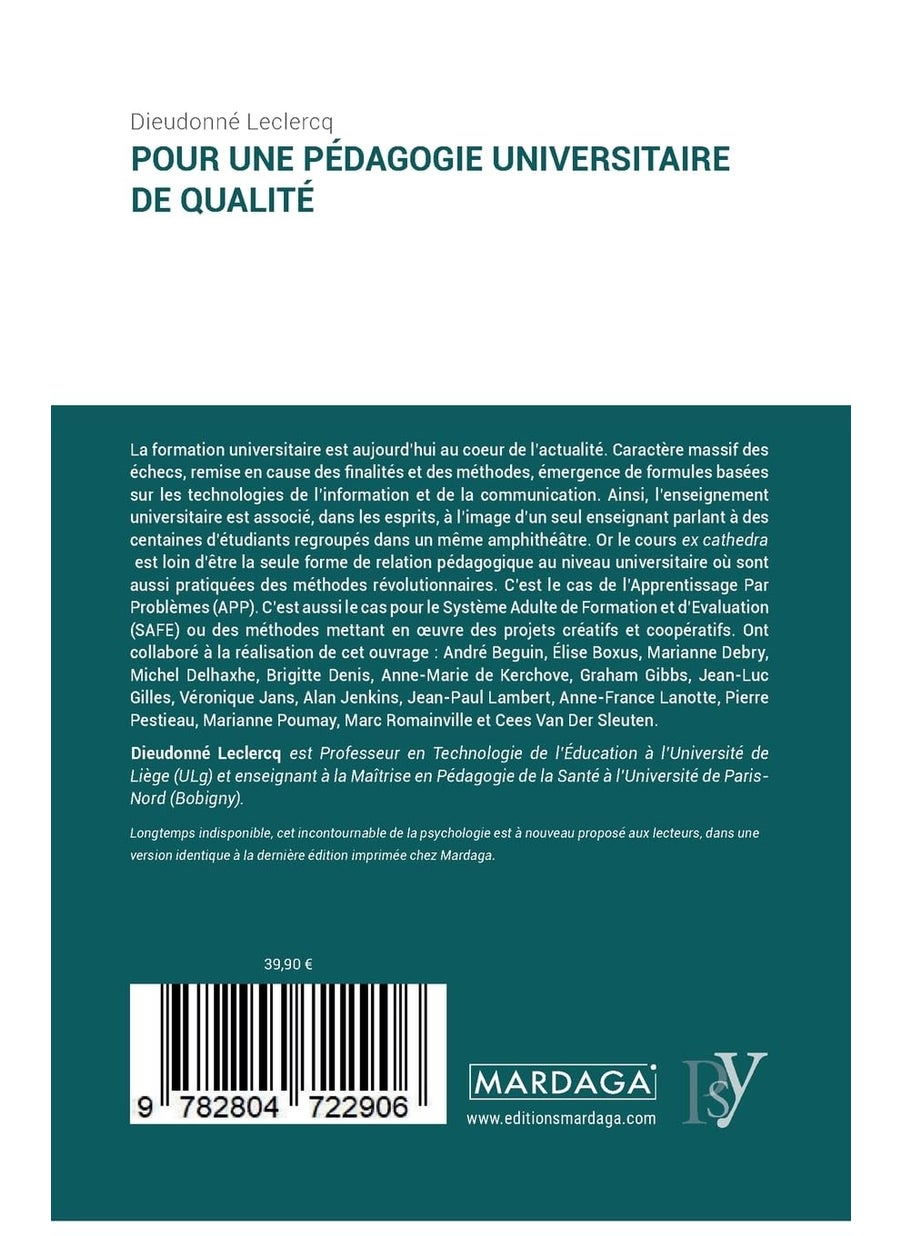 Pour une pédagogie universitaire de qualité  - Image 2