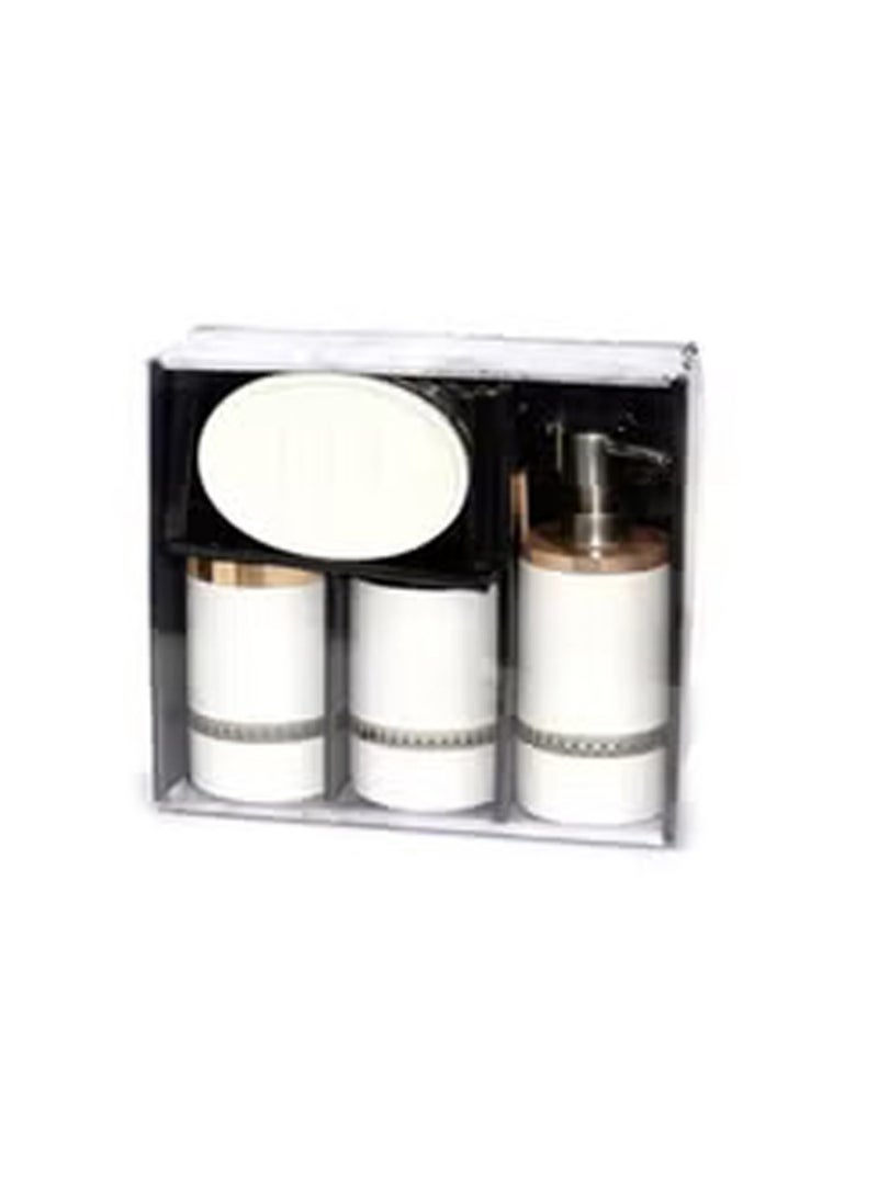 Ceramic bathroom accessory set - Image 2
