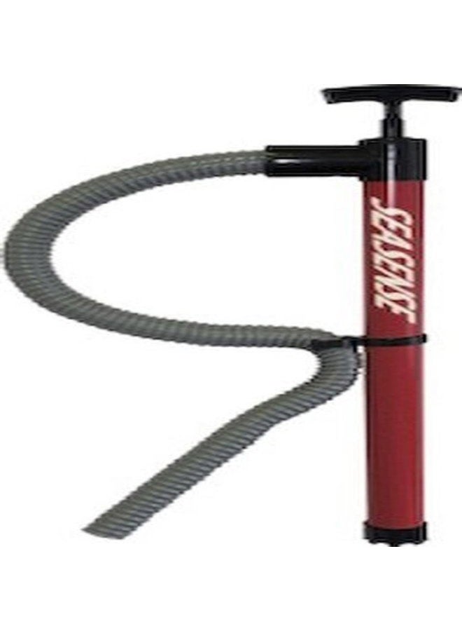 SeaSense Hand Bilge Pump - Self-Priming, Manual Bilge Pump for Water Removal on Small Boats, Kayaks, Canoes, Bilges or Any Place Water Collects - 24" x 36" Hose - Image 1