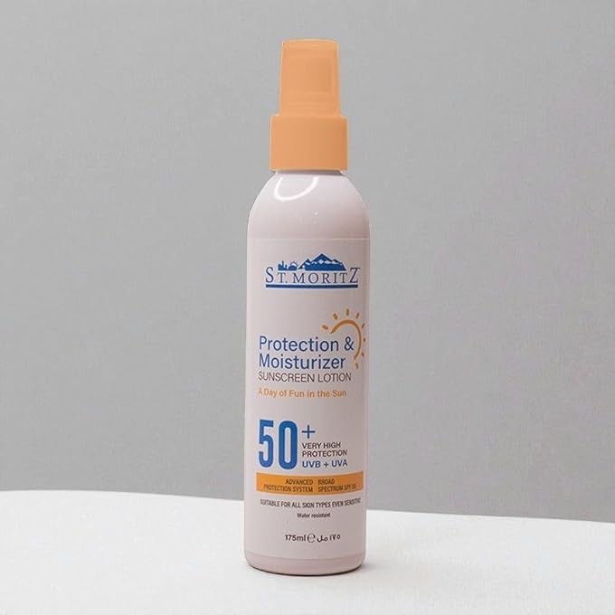 ST MORITZ Protection and Moisturizer SPF 50+ Sunscreen Lotion 175ml - Image 2