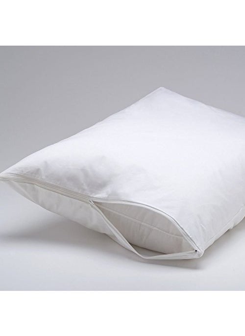 LINENWALAS - LINENWALAS 100% Cotton Bedsheet 5 Star Hotel Luxury Bedding Set in King Size of 9 Pieces with Goose Down and Feather Pillows (White - King) - Image 1
