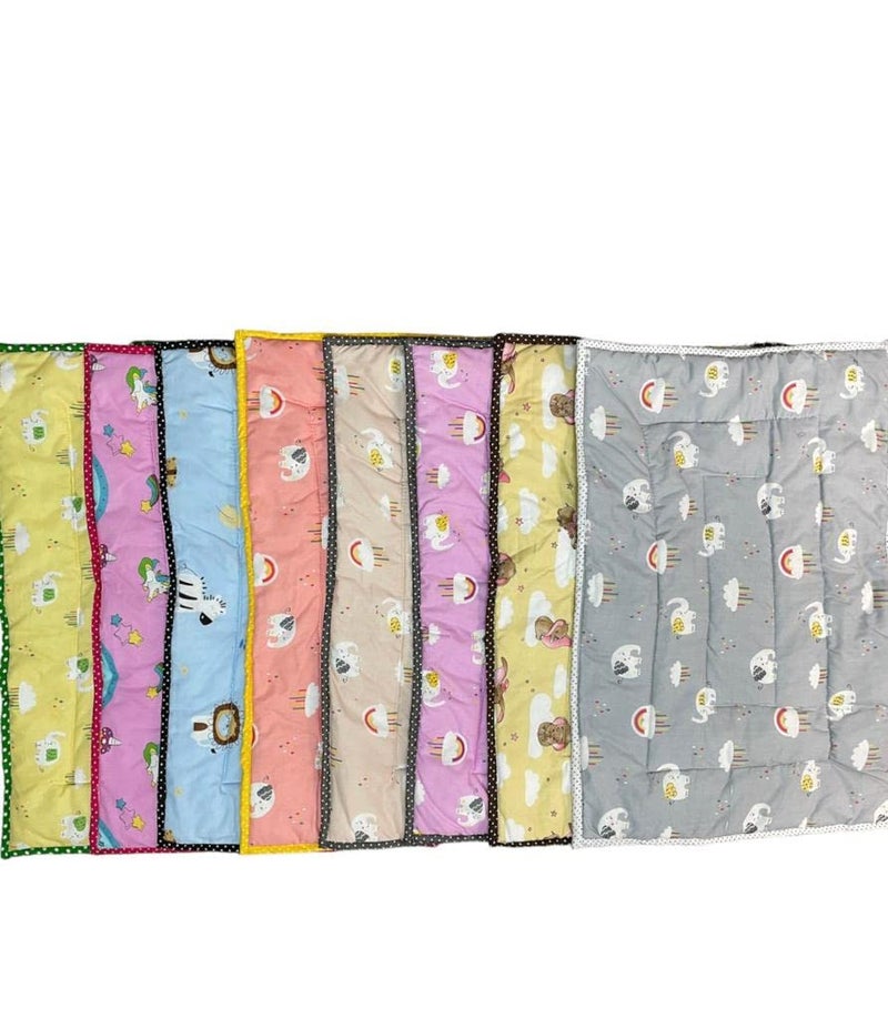 Fabrify Cotton Blend Newborn Baby Godadi Baby Bed Mattress 06 Months Multicolor Random Design Full 1 - Image 1