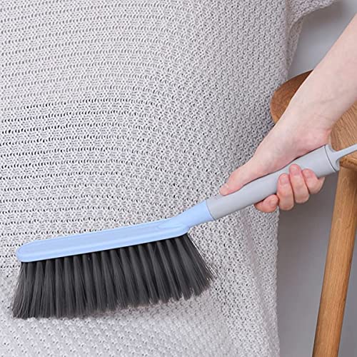 KPNG Soft Bristle Cleaning Brush Hand Brushs Bed Hair Dust Removal Scrubber Cleaner for Family Trip Sofa Furniture (Pack of-1, Blue) - Image 4