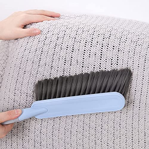 KPNG Soft Bristle Cleaning Brush Hand Brushs Bed Hair Dust Removal Scrubber Cleaner for Family Trip Sofa Furniture (Pack of-1, Blue) - Image 5