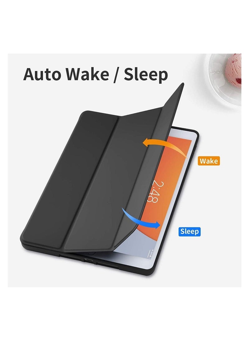 iPad 9th/8th/7th Generation case (2021/2020/2019) iPad 10.2-Inch Case with Pencil Holder [Sleep/Wake] Slim Soft TPU Back Smart Magnetic Stand Protective Cover Cases - Image 3