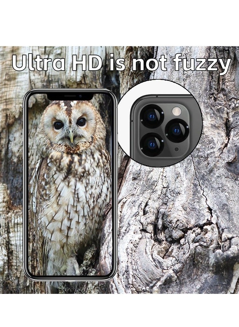 ELTRAZONE Bling Rhinestone Lens Protector for iPhone 15 Pro/iPhone 15 Pro Max- Sparkling Diamond Camera Lens Cover Black - Image 4