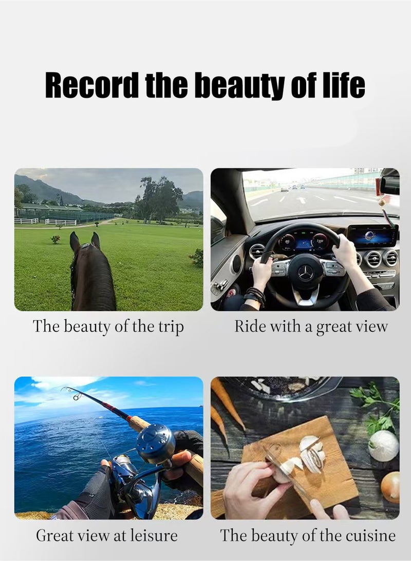 Magnetic Neck Phone Holder, POV/Vlog Hands Free Video Recording Content Creator Essentials, For iPhone and Android Phone (Dark Gray) - Image 4