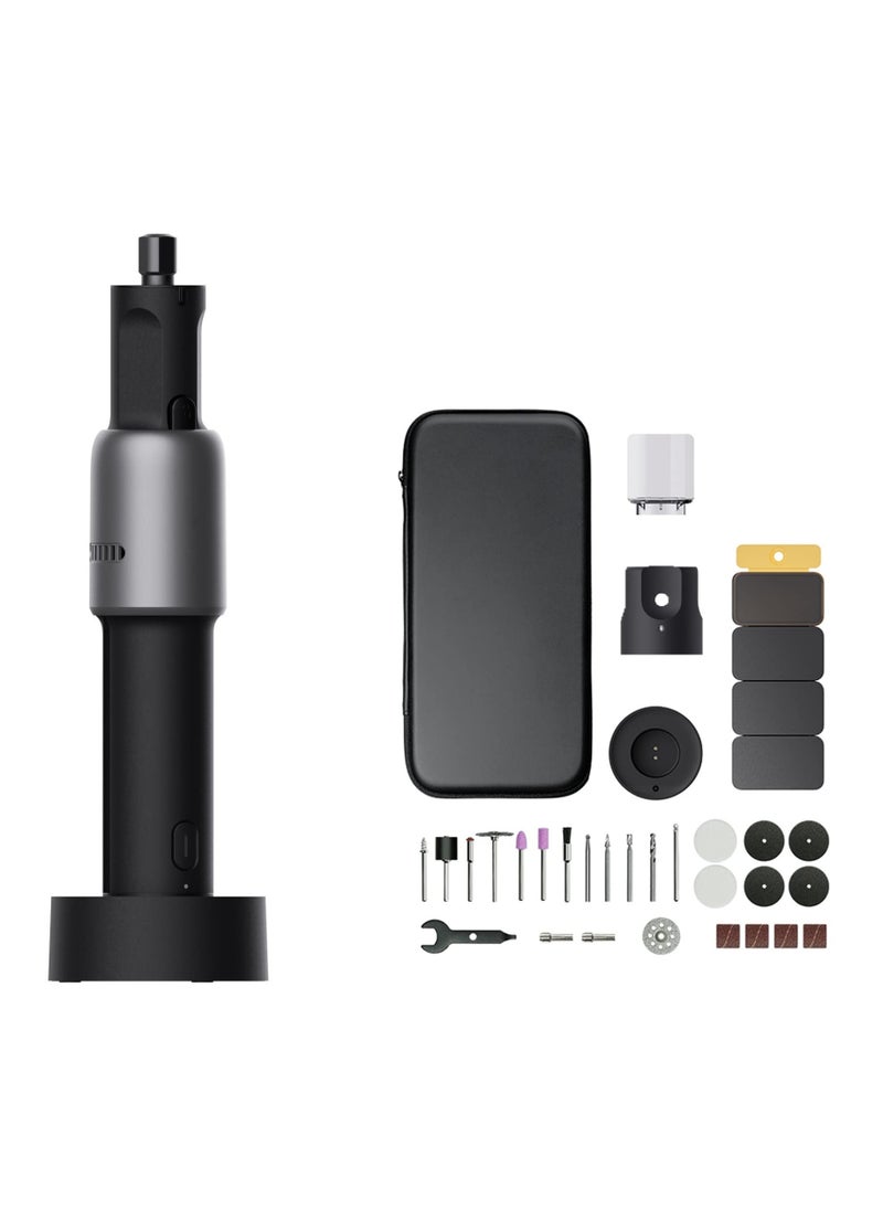SYOSI Cordless Rotary Tool Kit Minimalist Lightweight 2000mAh Larger Battery 5 Speeds 25000 Rpm 35 in 1 Multi Tool Durable Accessories Set for Carving Polishing  - Image 1