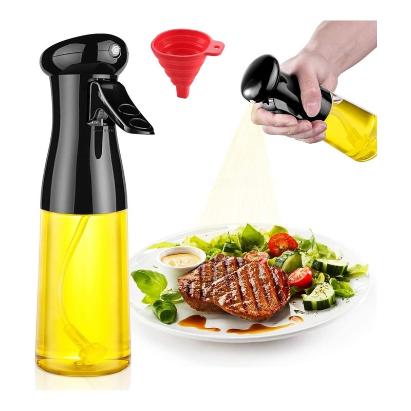 kaqer oil Spray Dispenser Cooking 220ml Olive Oil Spray Bottle Refillable Food Grade Oil Vinegar Spritzer Sprinkler Sprayer Mister Used for Air Fryer Salad Making Frying BBQ 5 - Image 1
