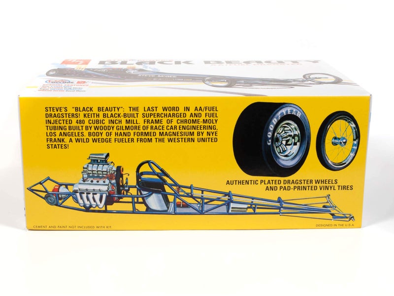 AMT Steve McGee Black Beauty Wedge Dragster 1:25 Scale Plastic Model Kit - Image 3