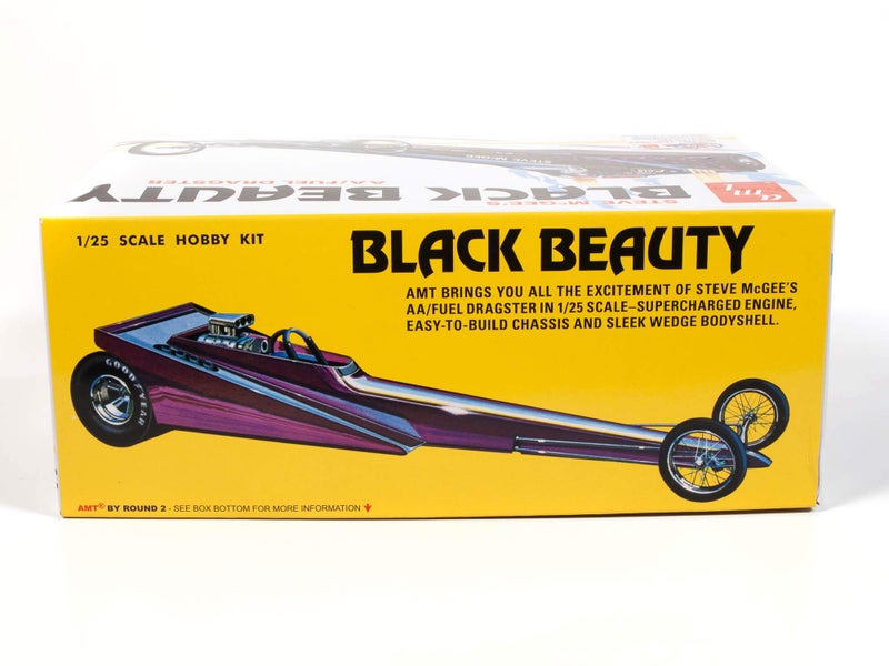 AMT Steve McGee Black Beauty Wedge Dragster 1:25 Scale Plastic Model Kit - Image 4