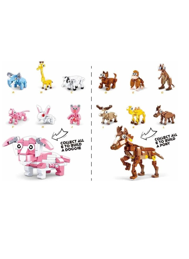 Sluban Sluban - Qbricks Egg Mammals Set (Different Models) - M38-B0968  - Image 2