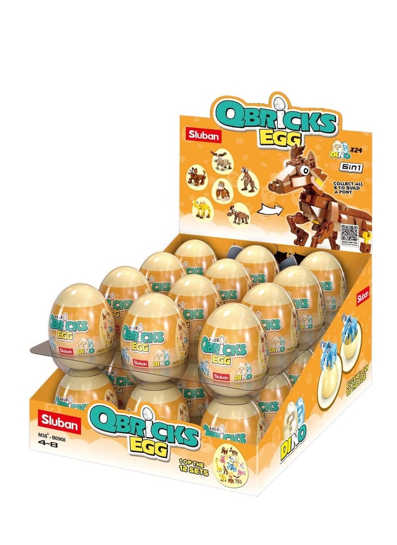 Sluban Sluban - Qbricks Egg Mammals Set (Different Models) - M38-B0968  - Image 1
