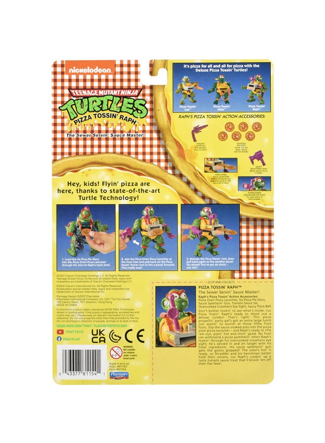 Playmates سلاحف النينجا المتحولة - شخصية رافائيل الكلاسيكية الأصلية للبيتزا - Image 2