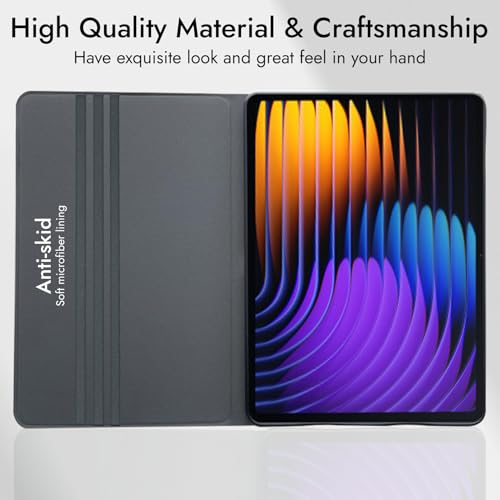 Robustrion Cover for Xiaomi Mi Pad 8/8 Pro/Mi Pad 7/7 Pro 11.2 inch Cover Case, Deer Flip Case Cover Xiaomi Tab 7/8 Cover [Support Auto Sleep Wake] - Grey - Image 5
