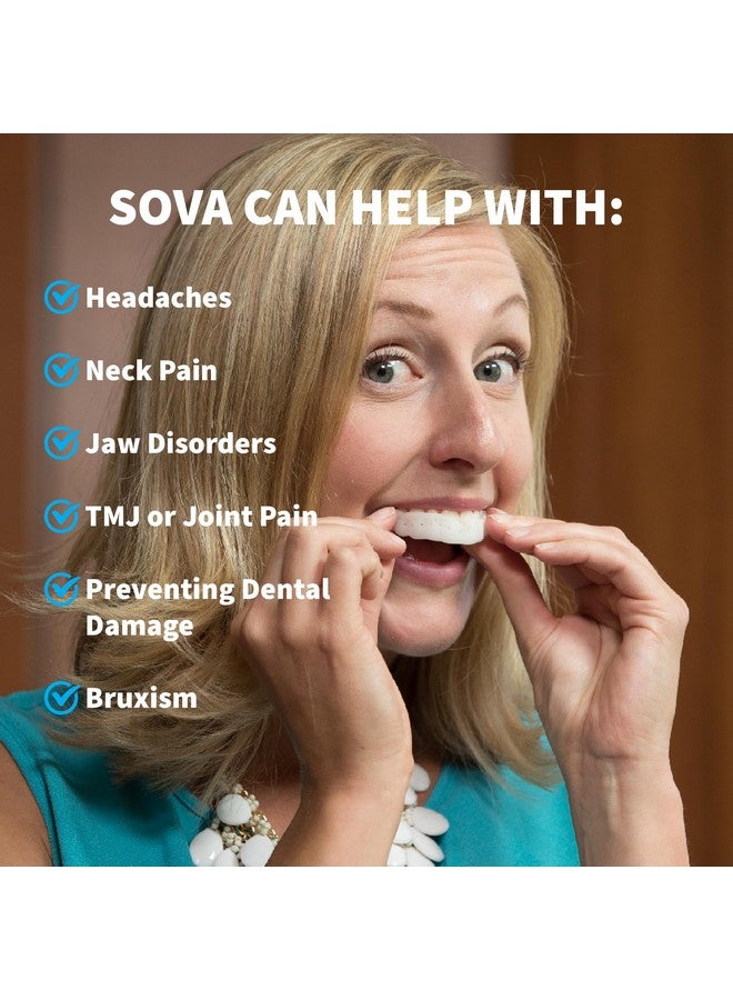 SOVA Aero Night Guard with Case - 1.6mm Thin - Custom-Molded Fit - Protects Against Nighttime Teeth Grinding & Clenching - Odor & Taste Free - Remoldable Up to 20 Times - Non Toxic - Image 3