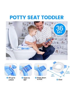 NNEWVANTE Portable Potty Training Toilet for Boys and Girls with Storage Bag - Foldable Travel Potty Chair, Indoor and Outdoor Potty Seat for Toddlers, Easy to...  - Image 2
