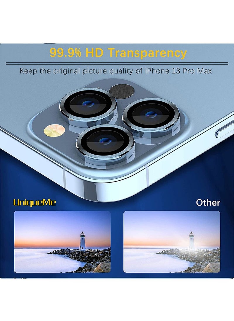 Muzz - Camera Glass Lens Protector Guard For iPhone 14 Pro Max / 14 Pro Blue - Image 1