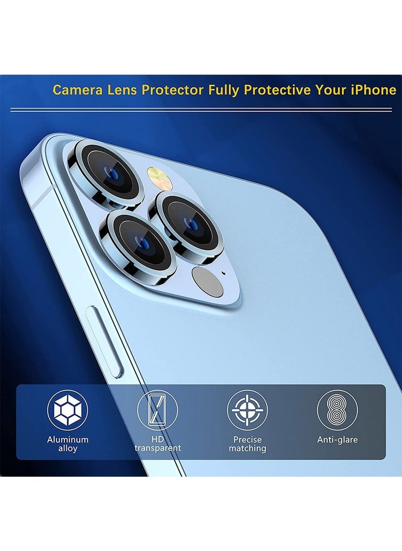 Muzz - Camera Glass Lens Protector Guard For iPhone 14 Pro Max / 14 Pro Blue - Image 1