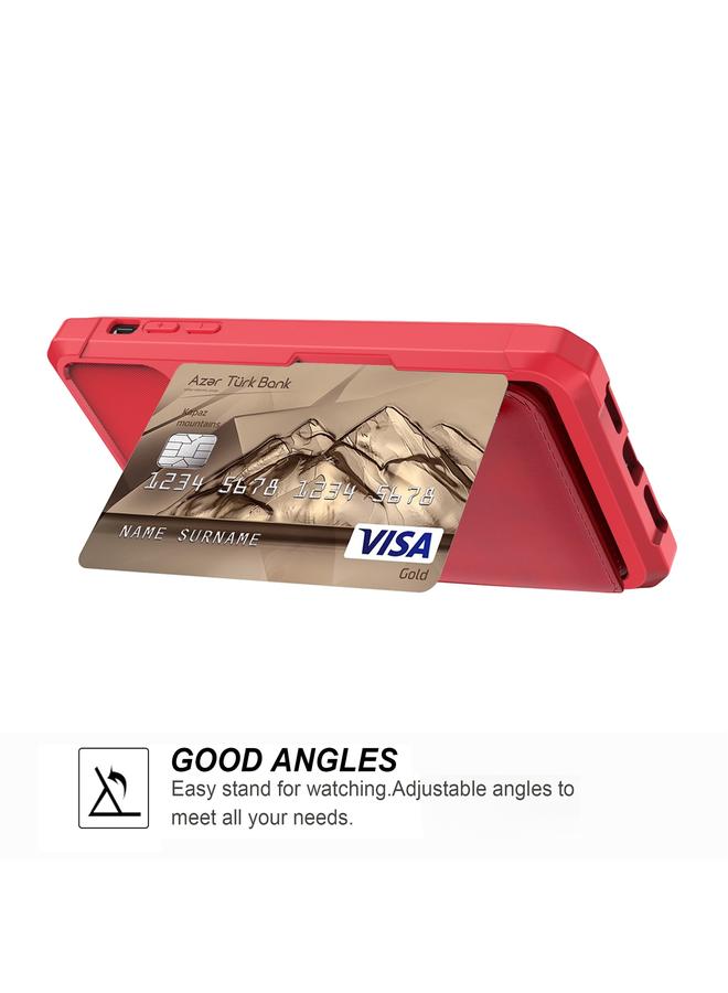 زبون حافظة جلدية لهاتف iPhone 11 مزودة بمحفظة مغناطيسية وحقيبة بطاقات - Image 5