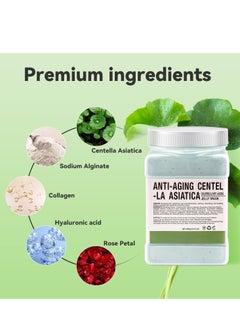 DR.MEINAIER Jar Face Mask Daily Salon Skincare Brightening & Nourishing Jelly Mask Professional Hydrojelly Masks 23oz (Centella Asiatica anti-aging jelly mask)  - Image 4