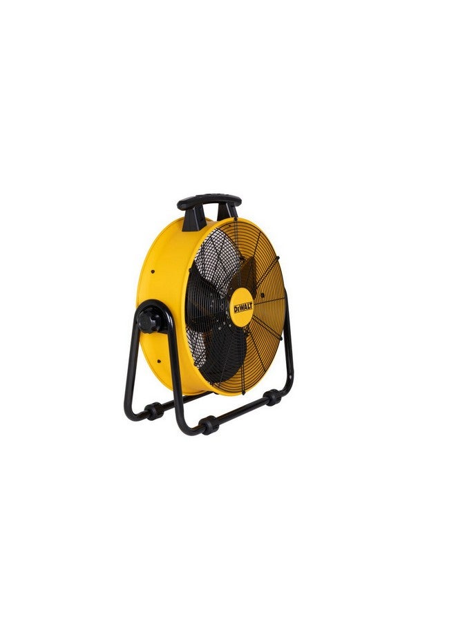 DEWALT 110W High-Velocity Industrial Floor Fan Yellow and Black 20 Inch DXF2067 - Image 3