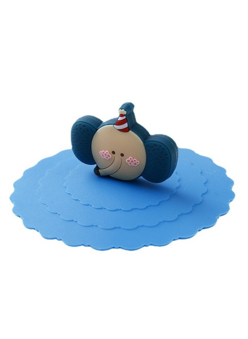 4 pieces Colorful Silicone Mug Covers - Reusable, Child-Safe, Dustproof Adorable Cup Lids - Image 5