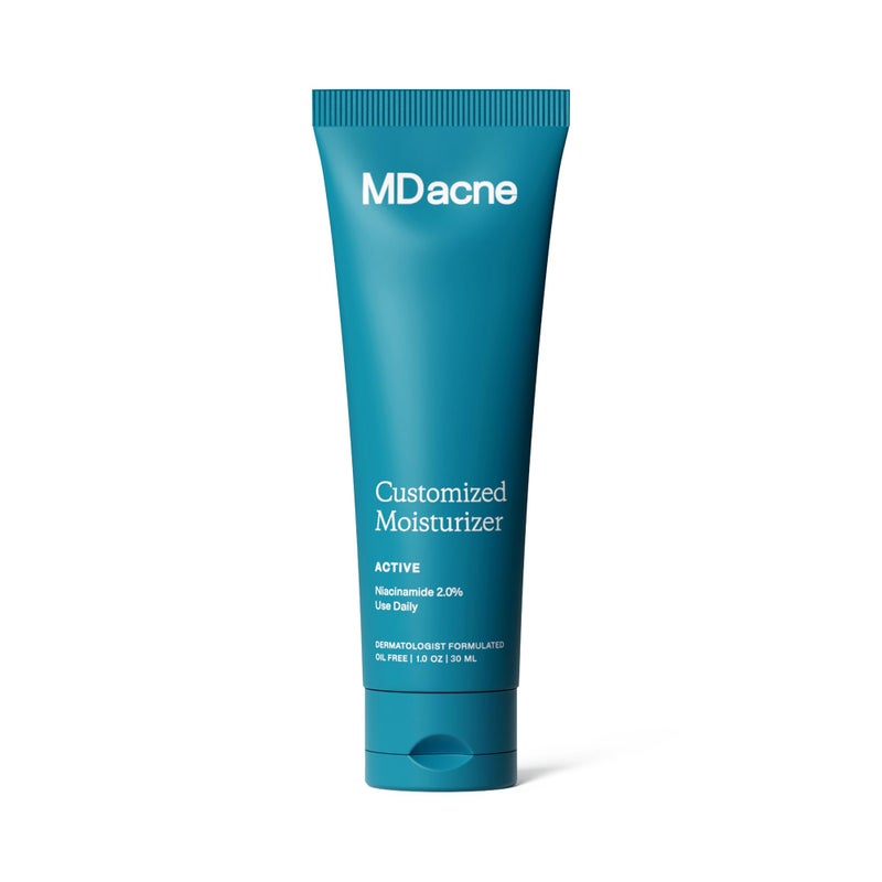 MDacne Facial Moisturizer with Niacinamide 2% - Oil-Free Active Daily Treatment Cream to Reduce Under-Eye, Dark Circles & Wrinkles - Soothing & Moisturizing 1 oz (Pack of 1) - Image 1
