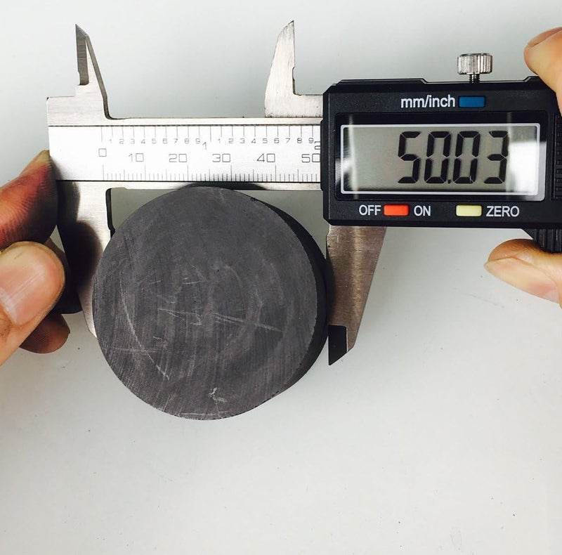 OTOOLWORLD 99.9% Purity Graphite Ingot Block EDM Graphite Plate Milling Surface (50MMx25MM) - Image 2