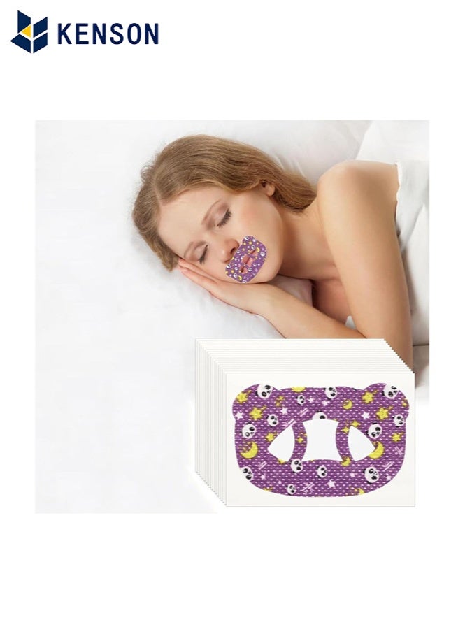 KENSON Sleep Strips,Mouth Belt For Sleeping,Advanced Gentle Mouth Tape For Nose Breathing,For Nighttime Sleeping Mouth Breathing And Loud Snoring For Snoring Women And Men.(30Pcs)Teenagers mouth breathing corrective stickers, home sleep anti-open mouth - Image 1