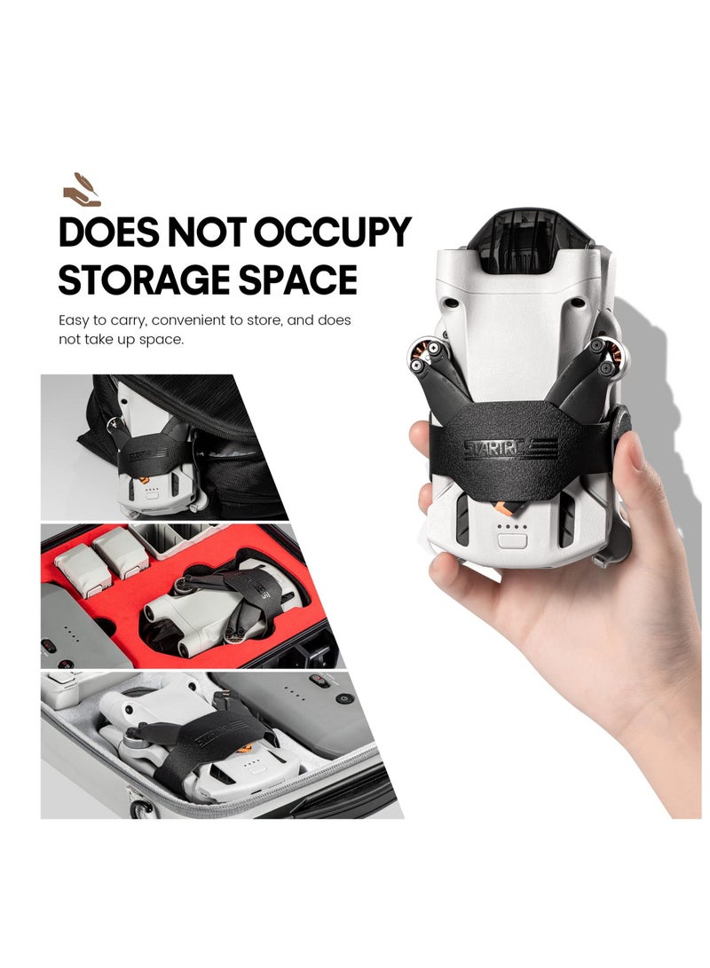 SYOSI Fit for Mini 3 Pro Propeller Holder Strap for Drone Accessories Propeller Holder Strap for DJI Mini 3 Pro Drone Wing Fixed Fixator Props Blade Stabilizer Protection Guard Accessory  - Image 4