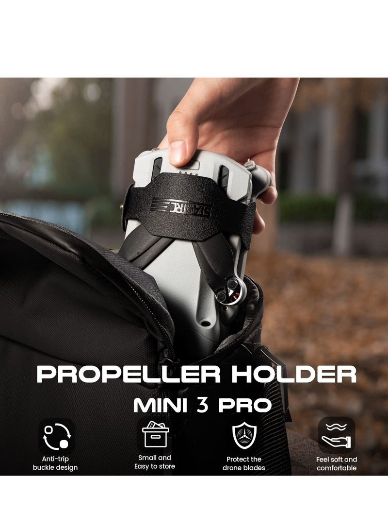 SYOSI Fit for Mini 3 Pro Propeller Holder Strap for Drone Accessories Propeller Holder Strap for DJI Mini 3 Pro Drone Wing Fixed Fixator Props Blade Stabilizer Protection Guard Accessory  - Image 2