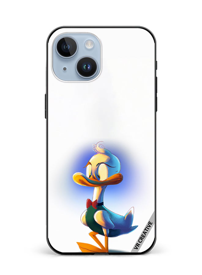 VR CREATIVE Protective Case Cover For Apple iPhone 15 Plus Donald Duck Design Multicolour - Image 1