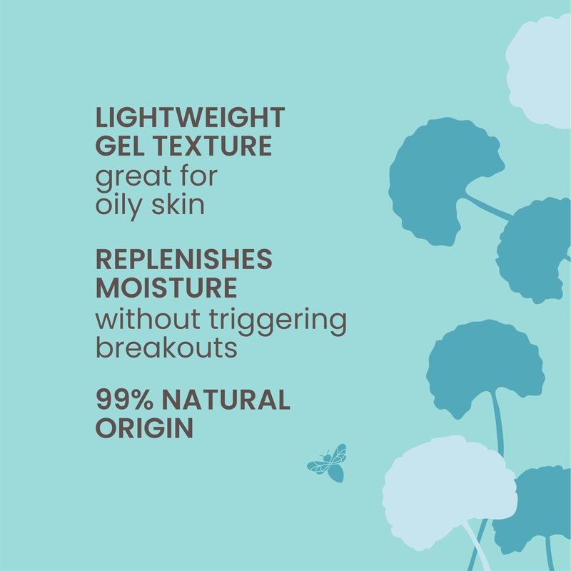 Burt's Bees Clear and Balanced Skin Balancing Gel Cream With Squalane and Prebiotic, Gel Moisturizer for Breakout-Prone Skin, 1.8 oz. Bottle - Image 3