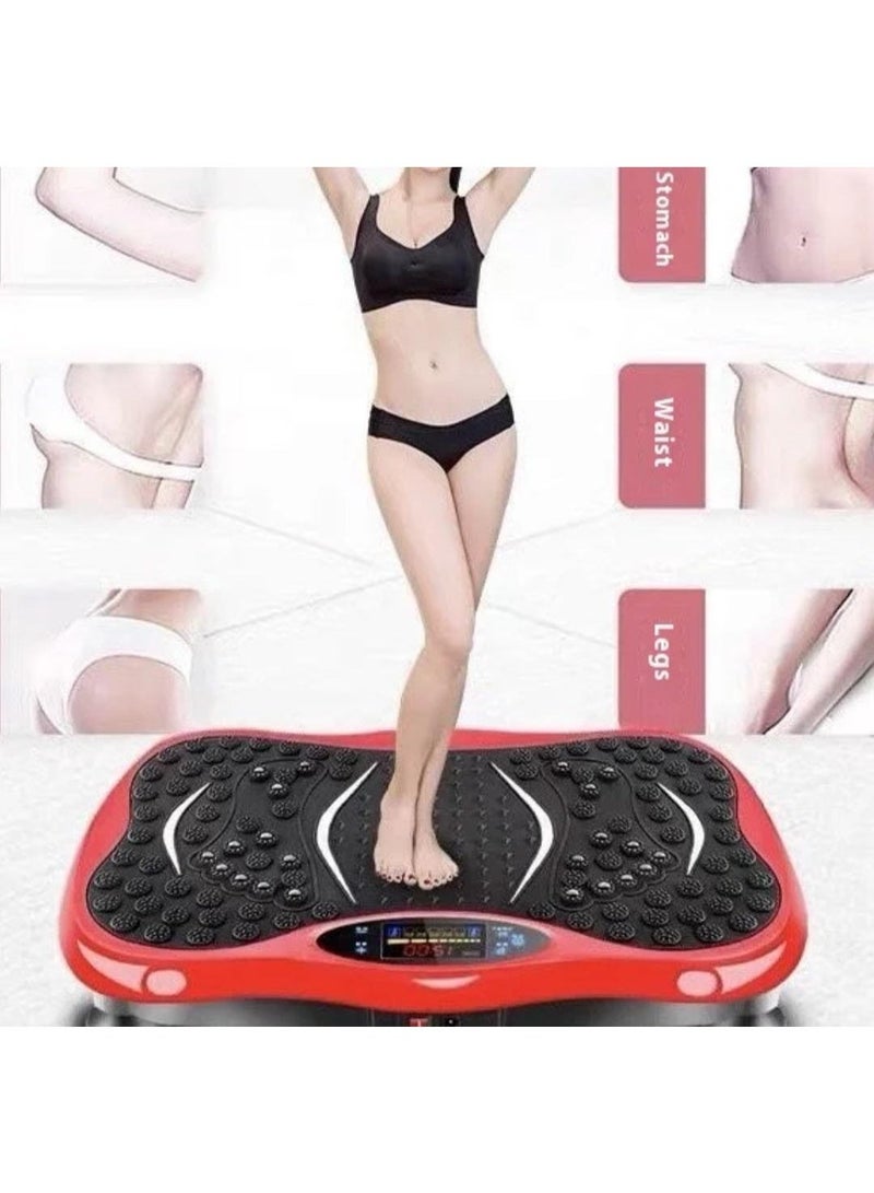 City آلة تمرين لوحة الاهتزاز CrazyFit Pro لفقدان الوزن | منصة هز الجسم بالكامل مع 120 سرعة، تصريف لمفاوي، أشرطة مقاومة وجهاز تحكم عن بعد | سعة 450 رطل لمعدات صالة الألعاب الرياضية المنزلية - Image 2